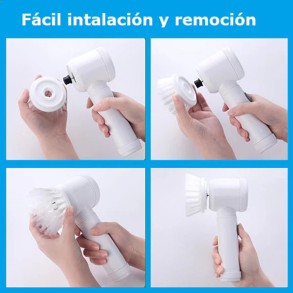 🌀 Cepillo Eléctrico Giratorio de Limpieza