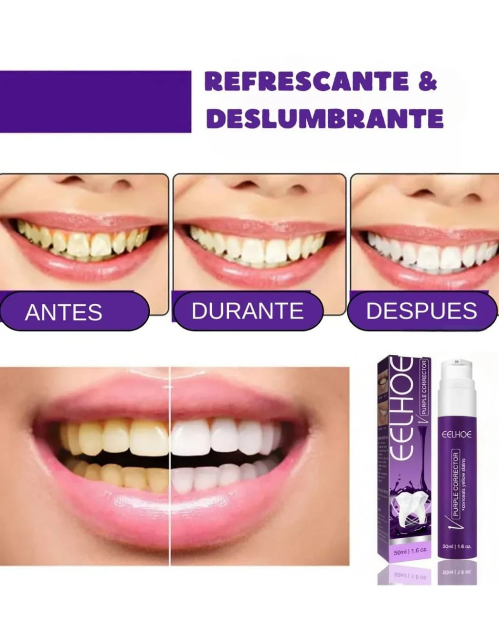 Pasta Morada BLANQUEADOR DENTAL 🦷